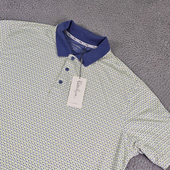 Walter Hagen Other - Walter Hagen Clubhouse Intarsia‎ Polo Shirt Mens 2XL Blue Graphic Print Golf